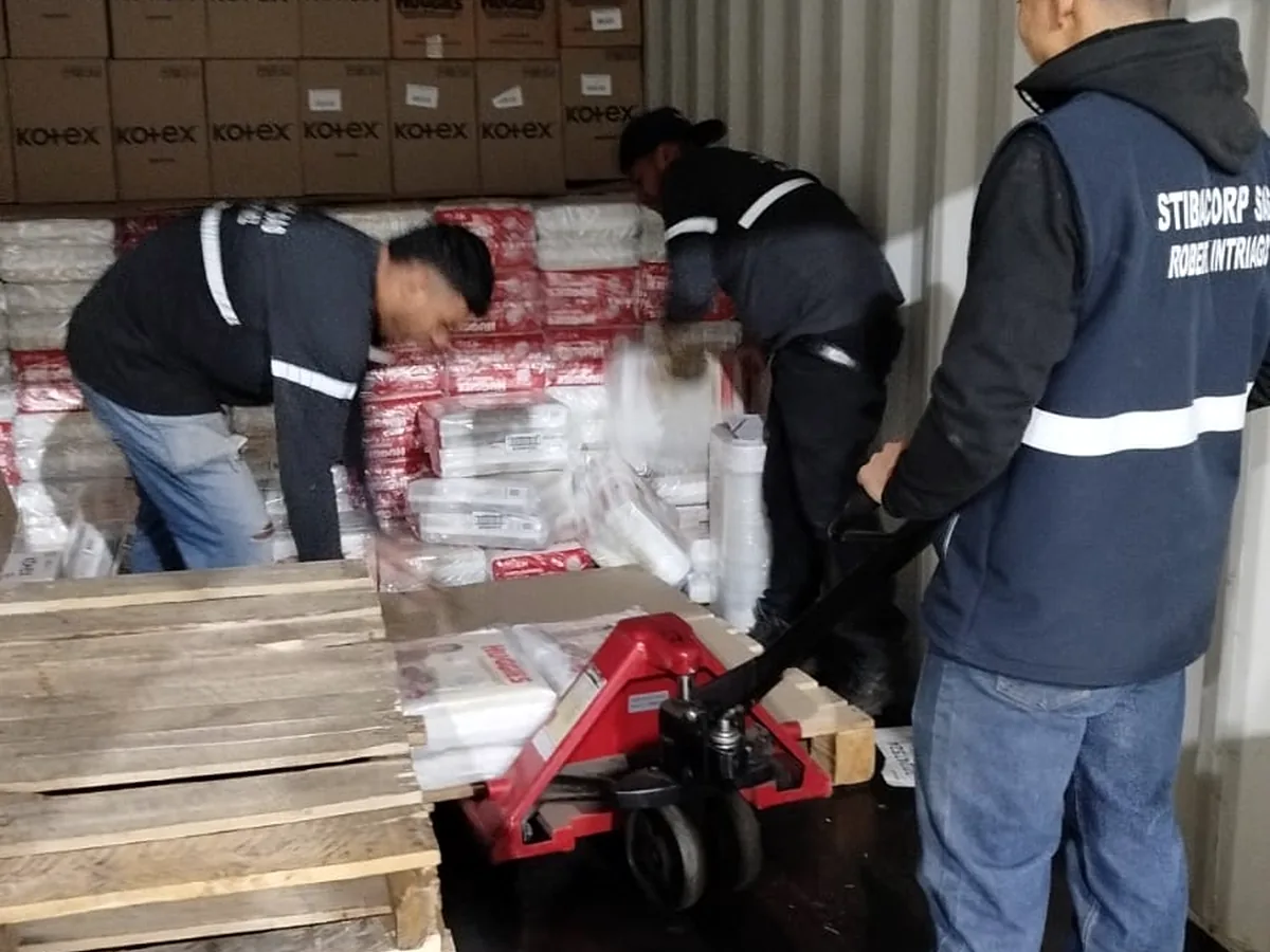 Personal de estiba en operación